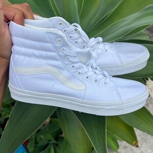 Vans High Top White Shoes New No Box